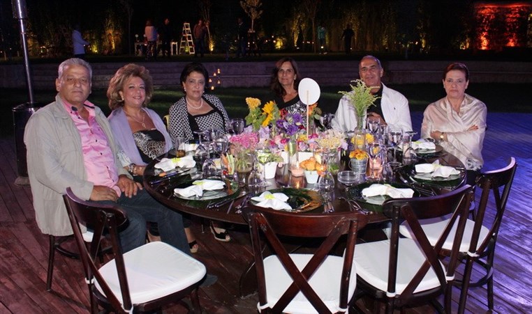 Dinner party at Le Clos de Faqra